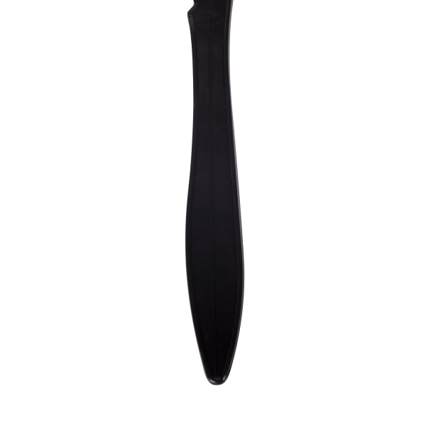 Karat PS Plastic Medium Weight Knives Bulk Box - Black - 1,000 ct