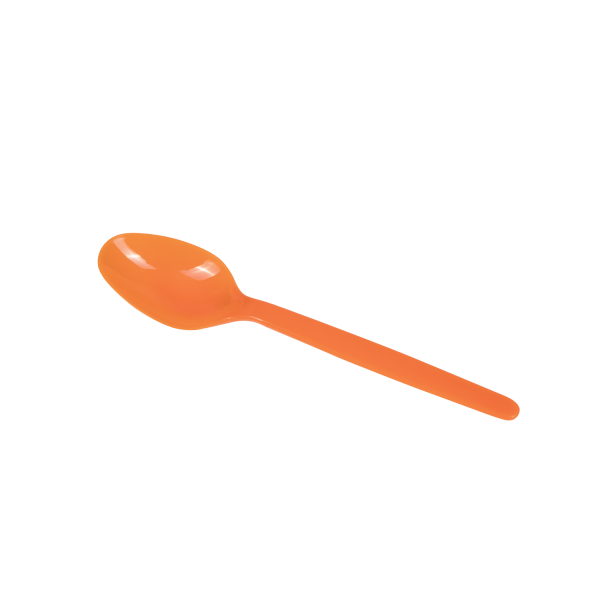 Karat PS Plastic Heavy Weight Tea Spoons - Orange - 1,000 ct