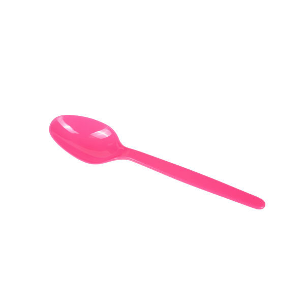 Karat PS Plastic Heavy Weight Tea Spoons - Pink - 1,000 ct