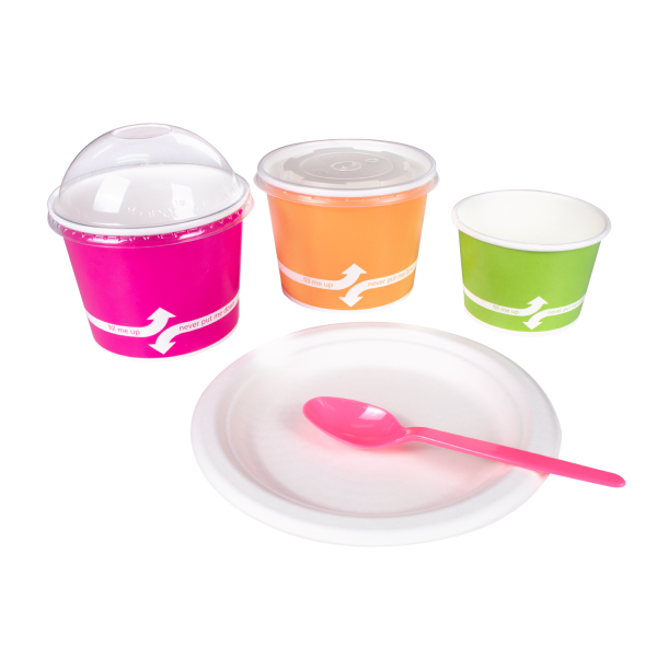 Karat PS Plastic Heavy Weight Tea Spoons - Pink - 1,000 ct