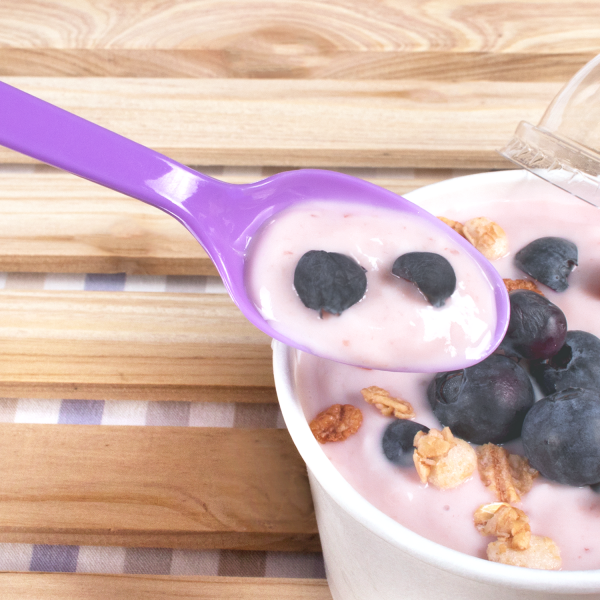 Karat PS Plastic Heavy Weight Tea Spoons - Purple - 1,000 ct