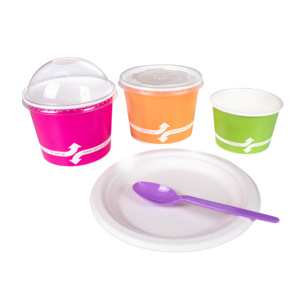 Karat PS Plastic Heavy Weight Tea Spoons - Purple - 1,000 ct