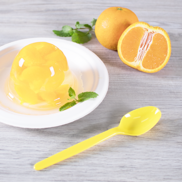 Karat PS Plastic Heavy Weight Tea Spoons - Yellow - 1,000 ct
