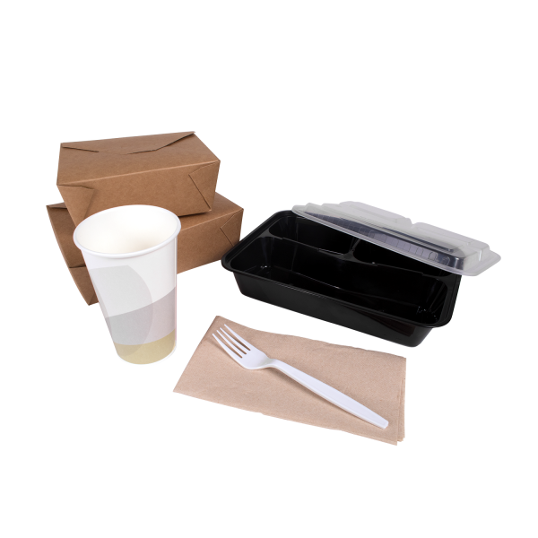 Karat PS Plastic Heavy Weight Forks - White - Wrapped - 1,000 ct