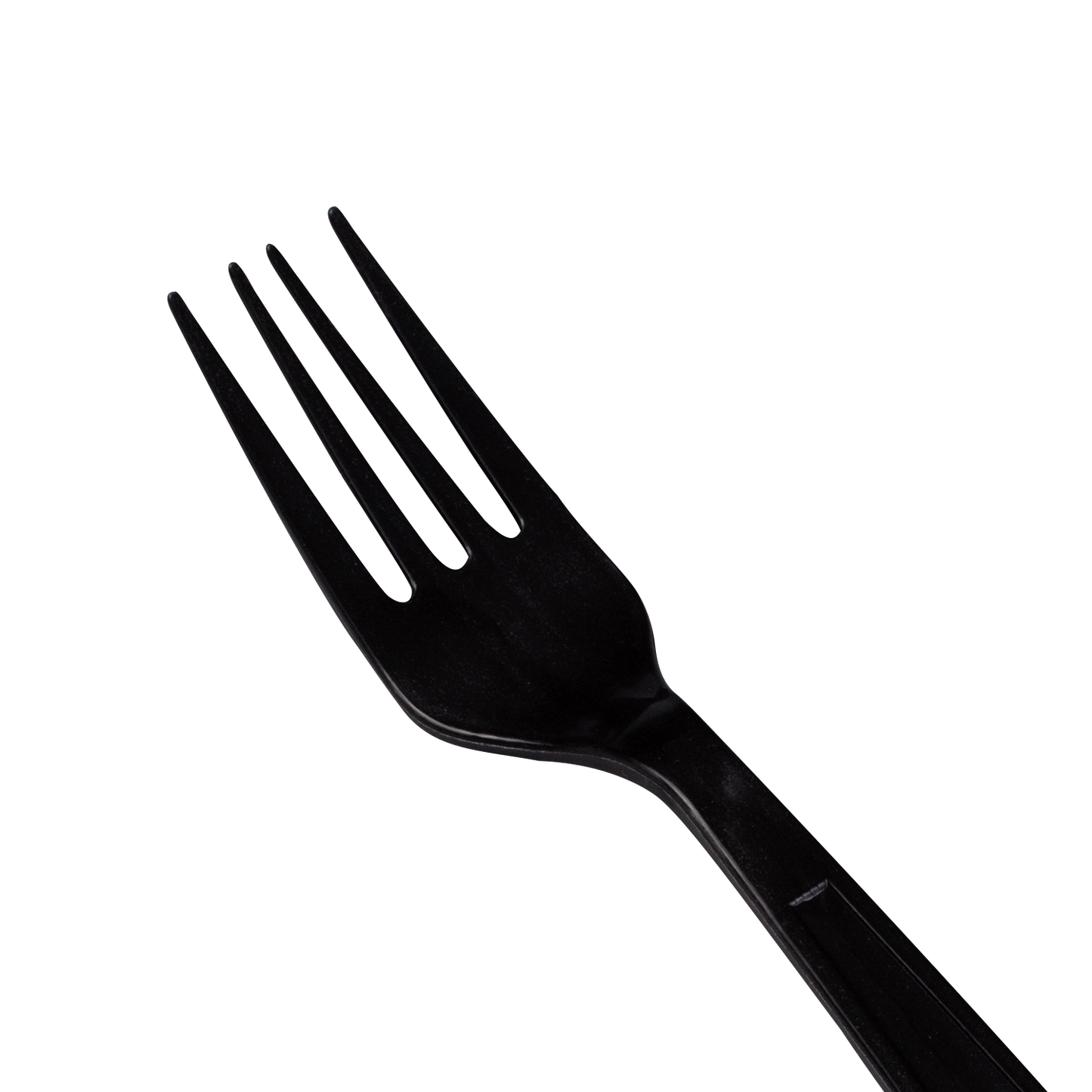 Karat PP Plastic Heavy Weight Forks - Black - Wrapped - 1,000 ct