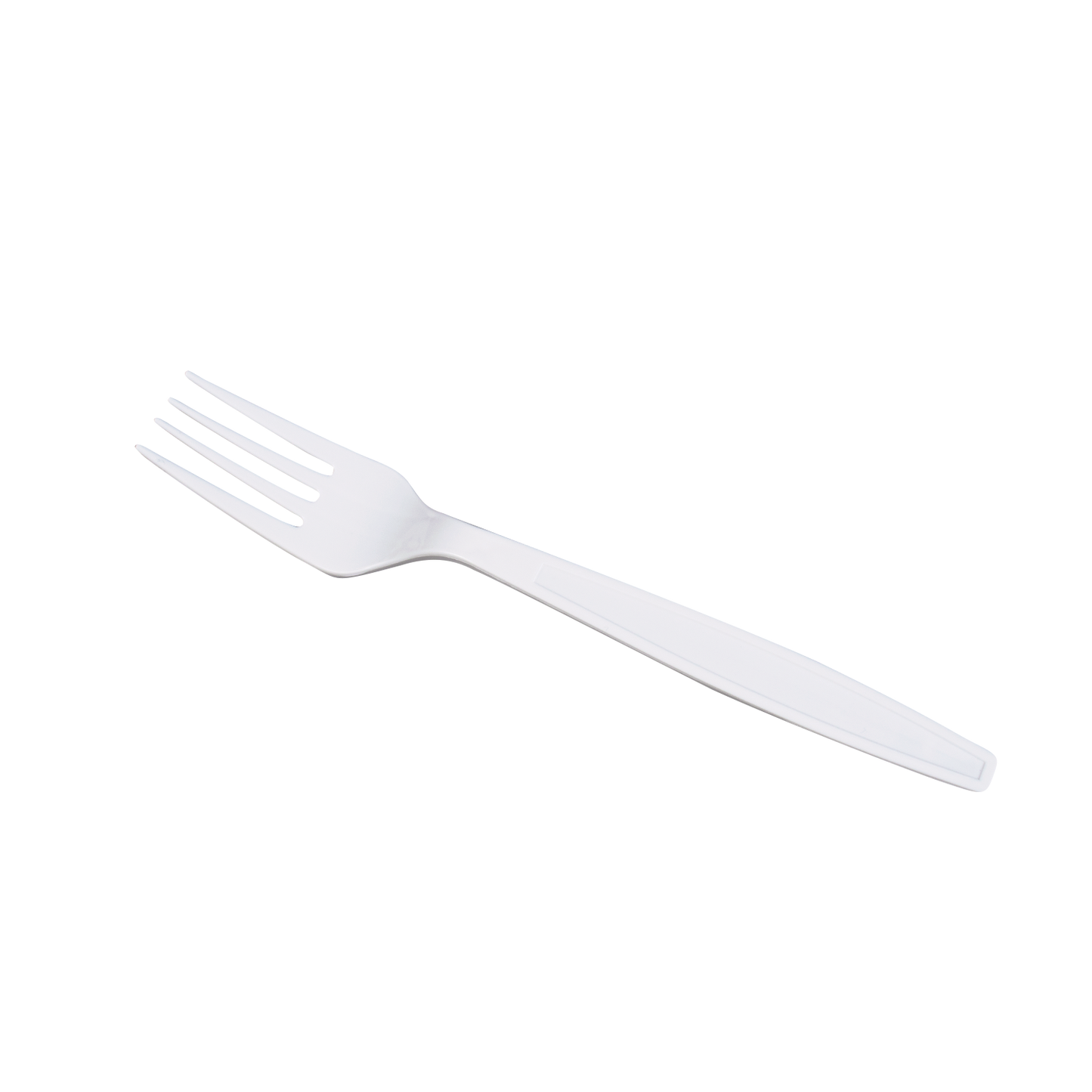 Karat PP Plastic Heavy Weight Forks - White - Wrapped - 1,000 ct
