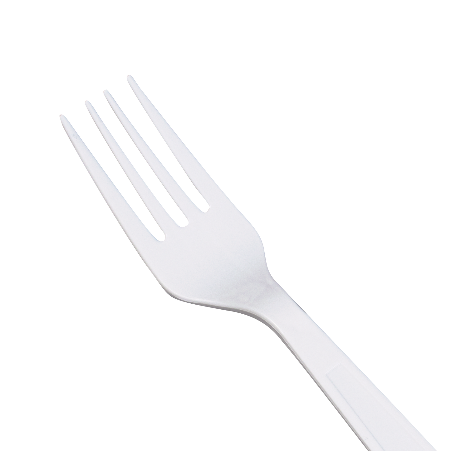 Karat PP Plastic Heavy Weight Forks - White - Wrapped - 1,000 ct