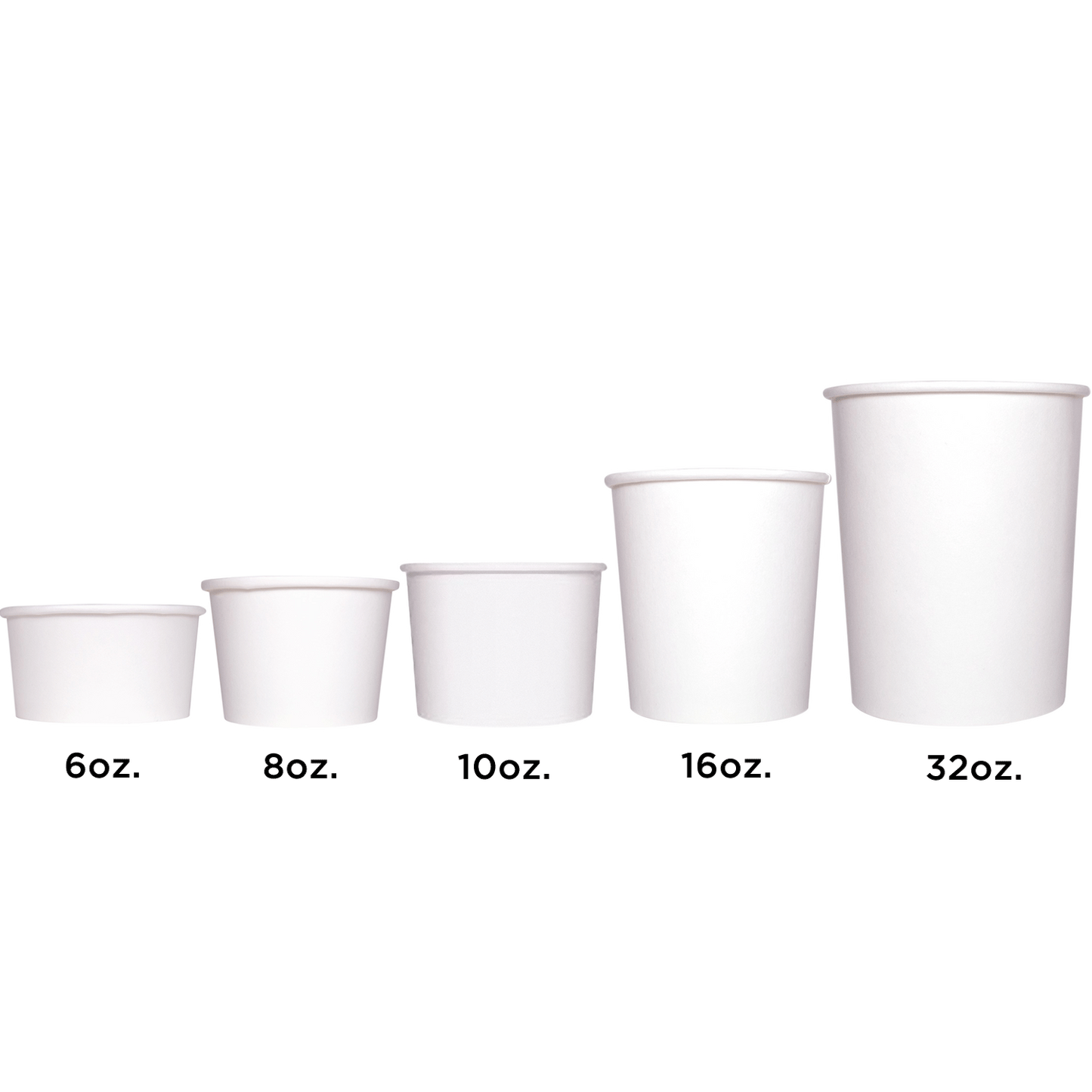 Karat 10/12oz Gourmet Food Container - White (96mm) - 500 ct