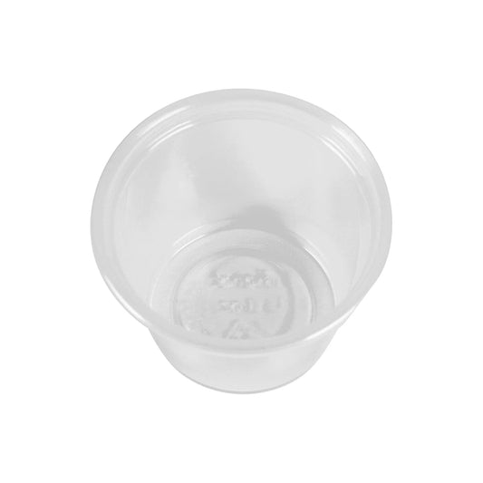 WP Clear Portion Cups, 1 oz, PP, 2500 ct