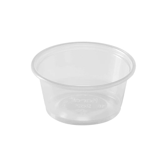 WP - Clear Portion Cups, 2 oz, PP 125/2500 ct