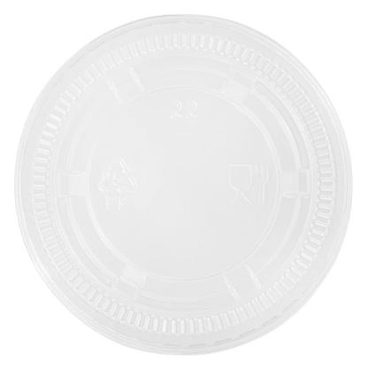 WP Clear Portion Cup Lids for 1.5 oz/2 oz/2.5oz Containers, 2500 ct