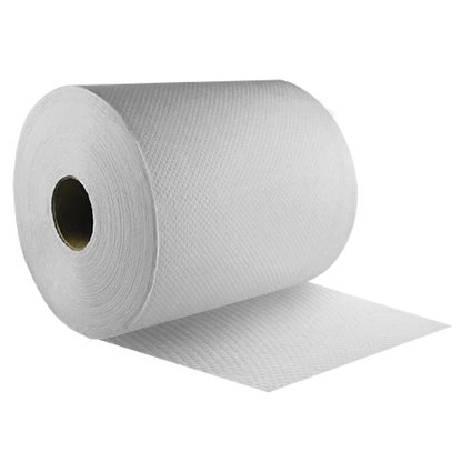 Premium Hardwound Roll Towel, White, 8" x 600', 12 Rolls/Case