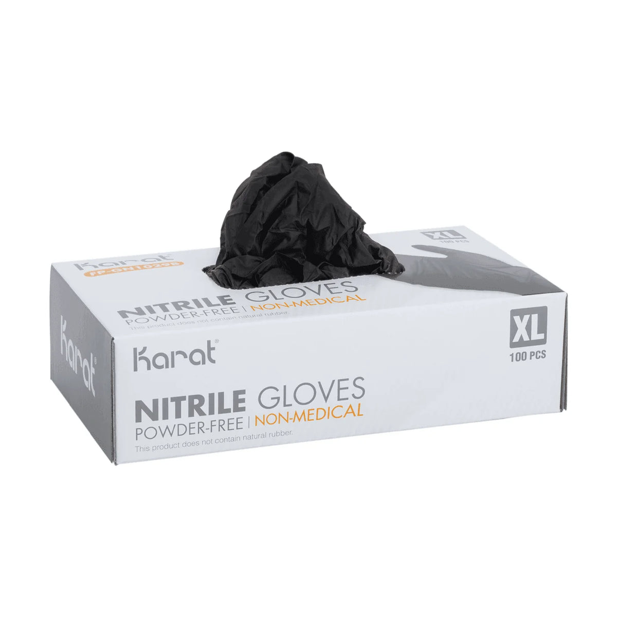 Black Nitrile Gloves, 4.5mm, 1000 Count, M-XL Size