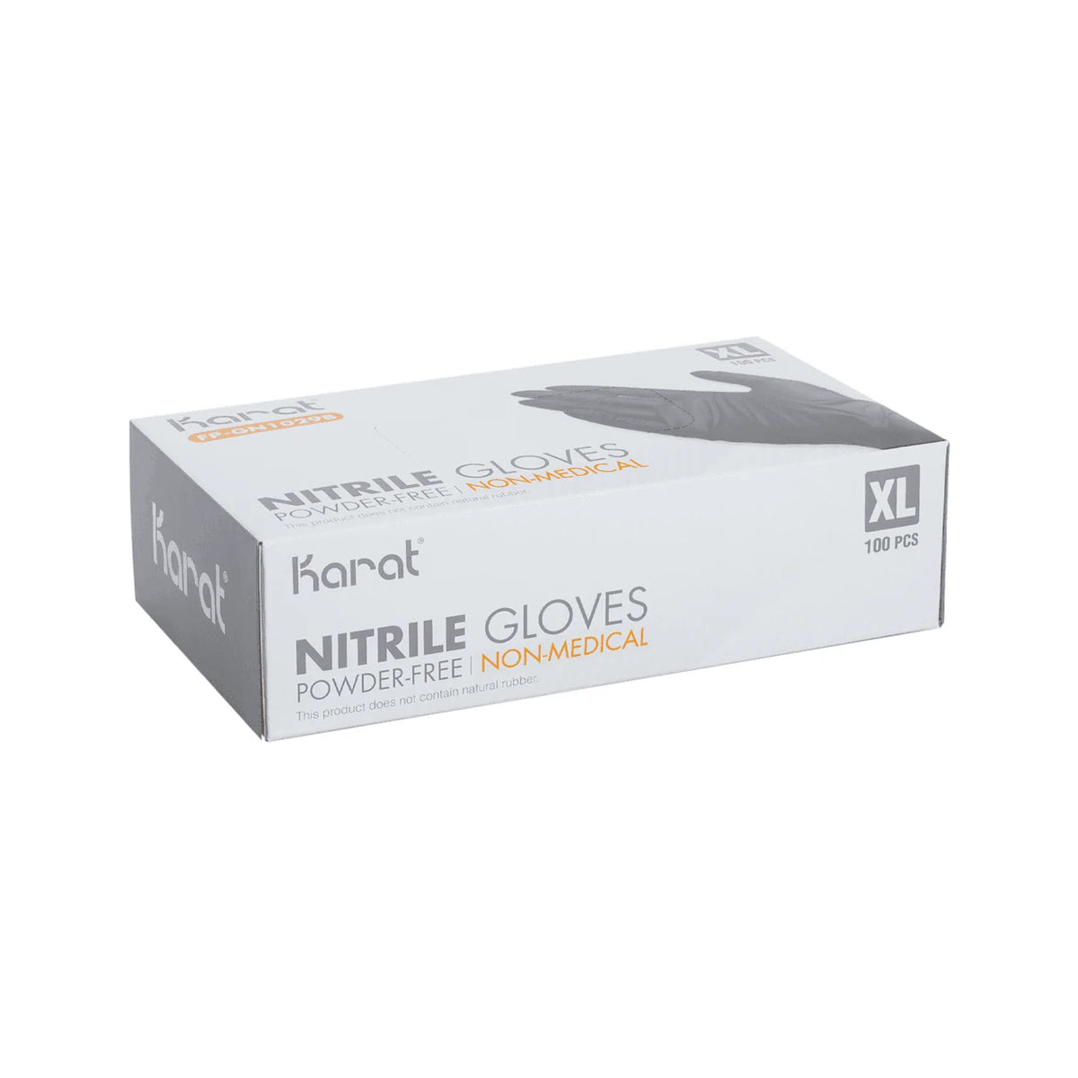 Black Nitrile Gloves, 4.5mm, 1000 Count, M-XL Size