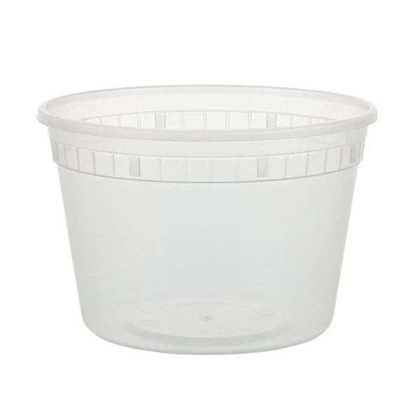 Deli, Soup Containers with Lid - 8, 16, or 32 oz - PE, 240 sets/case
