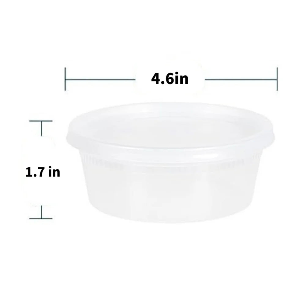 Deli, Soup Containers with Lid - 8, 16, or 32 oz - PE, 240 sets/case