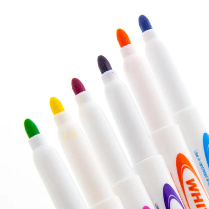 BAZIC Bright Color Fine Tip Dry-Erase Marker (6/Pack) Sold in 12 Units