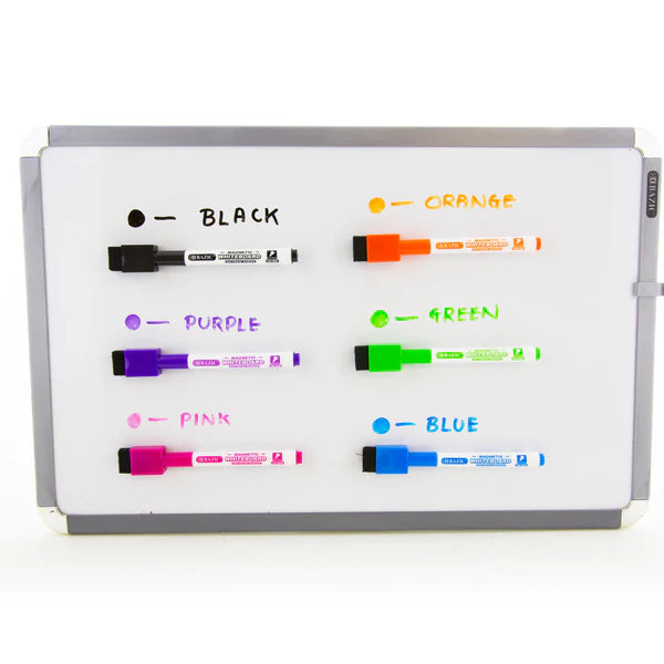 BAZIC Bright Color Magnetic Dry-Erase Markers (3/Pack) Sold in 24 Units