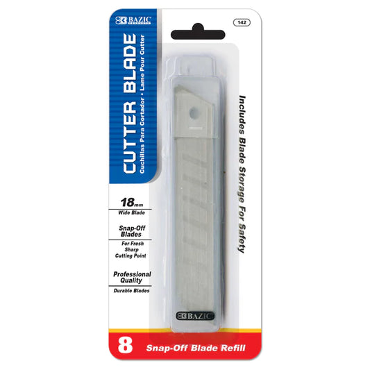 BAZIC Cutter Replacement Blades (12/Pack) Sold in 24 Units