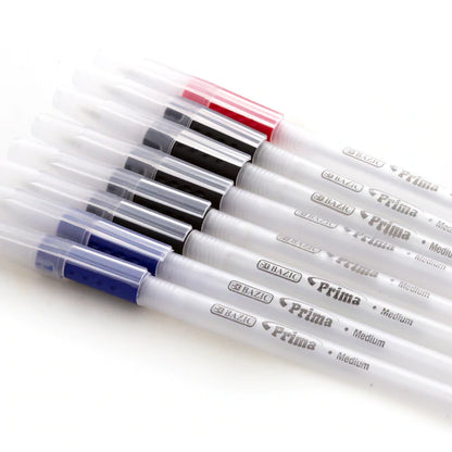 BAZIC Prima Assorted Color Stick Pen w/ Cushion Grip (8/Pack) Sold in 24 Units