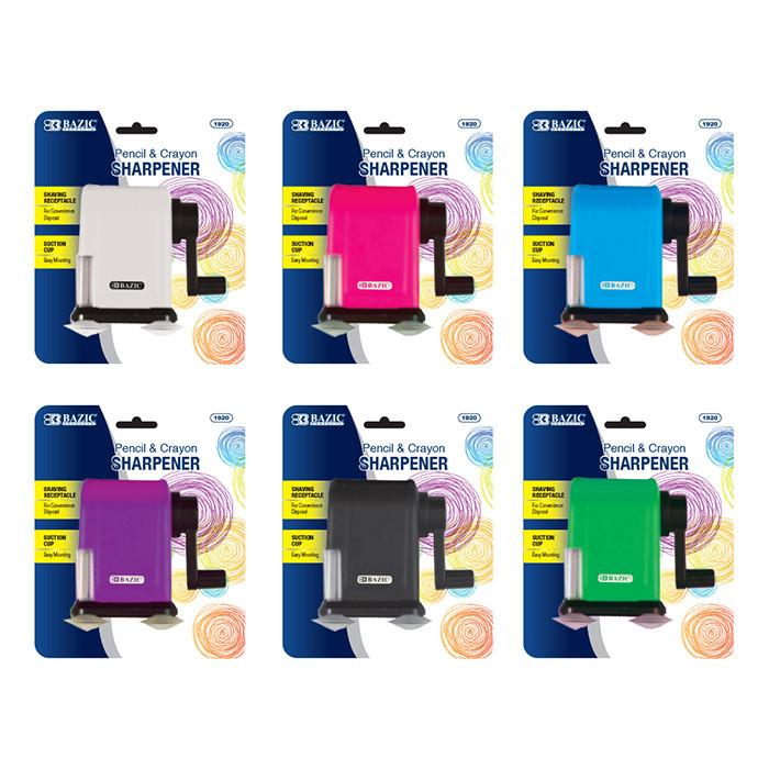 BAZIC Desktop Sharpener w/ Suction Cup Base Sold in 24 Units