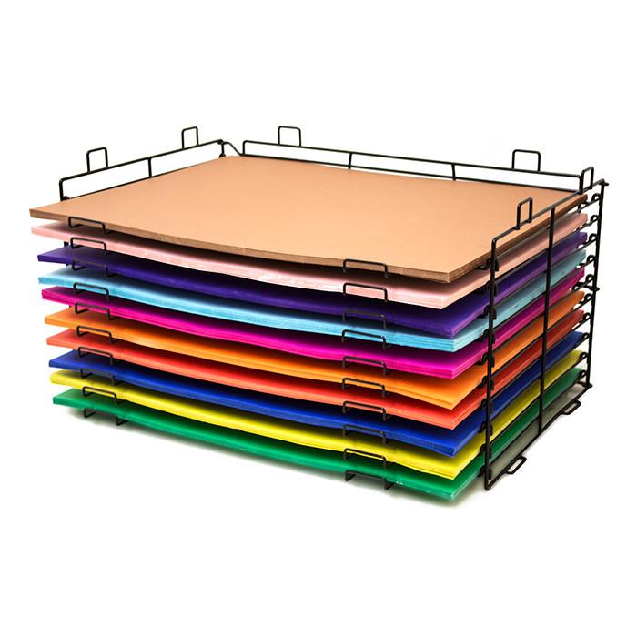 BAZIC 22" x 28" 10-Slot Foam/Poster Board Display Rack (Rack Only)