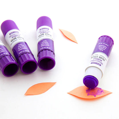 BAZIC 21g / 0.7 Oz. Large Washable Purple Glue Stick (2/Pack) Sold in 24 Units