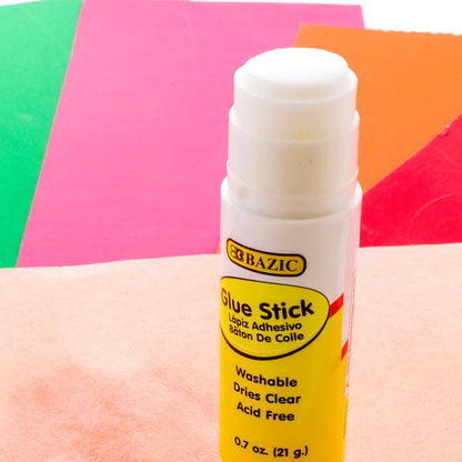 BAZIC 36g / 1.27 Oz Jumbo Glue Stick (2/Pack) Sold in 24 Units