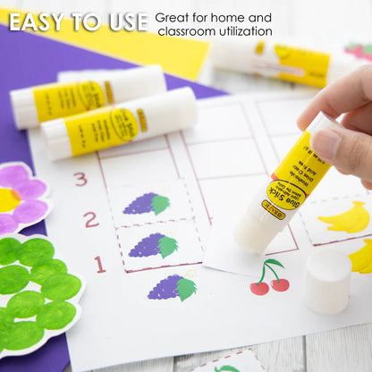 BAZIC 8g / 0.28 Oz. Small Glue Stick (6/Pack) Sold in 24 Units
