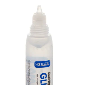 BAZIC 1 Oz. (29.5 ml.) Dual Tip Glue Pen Sold in 12 Units