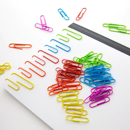 BAZIC No.1 Regular (33mm) Color Paper Clips (200/Pack) Sold in 24 Units