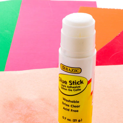 BAZIC 8g / 0.28 Oz. Small Glue Stick (6/Pack) Sold in 24 Units