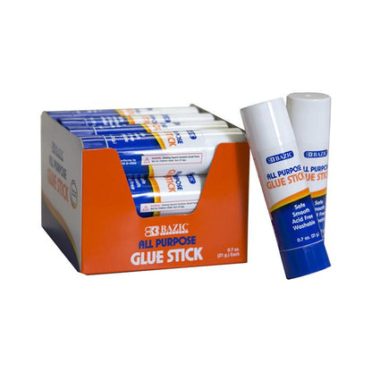 BAZIC 21g / 0.7 Oz Premium Large Glue Stick Sold in 12 Units