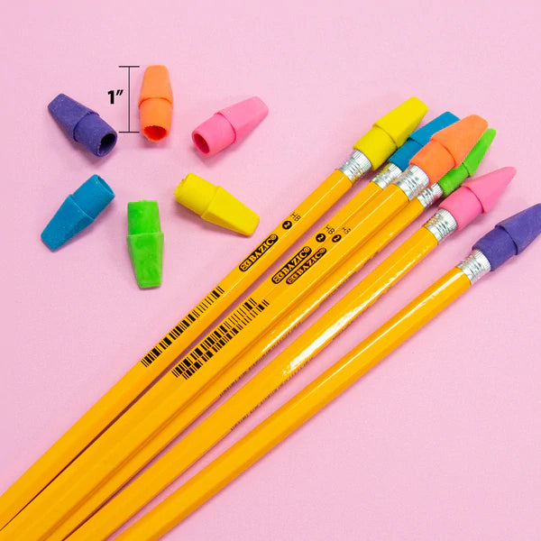 BAZIC Neon Eraser Top (50/Pack) Sold in 24 Units