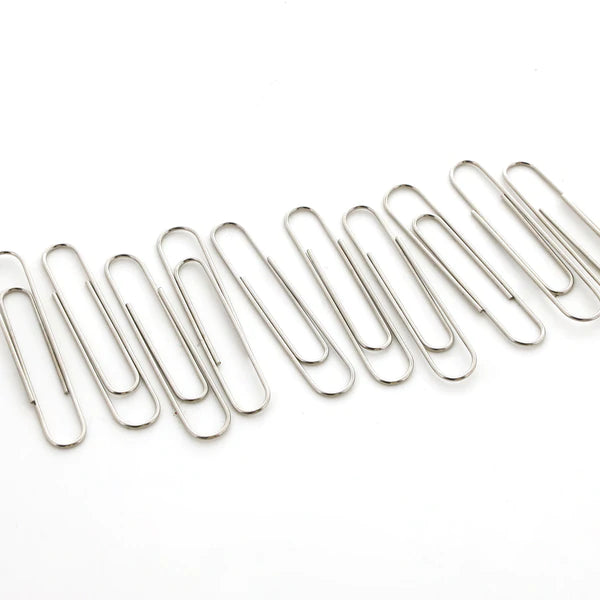 BAZIC Jumbo (50mm) Silver Paper Clip (100/Pack) Sold in 24 Units