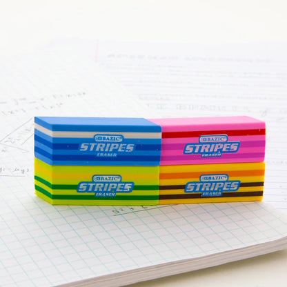 BAZIC Fashion Eraser (4/Pack) Sold in 24 Units