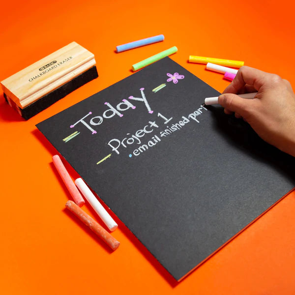 BAZIC Dustless Assorted Color Chalk (24/Box) Sold in 24 Units