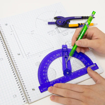 BAZIC Scale-Arm Compass w/ #2 Wood Pencil Sold in 24 Units