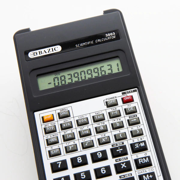 BAZIC 56 Function Scientific Calculator w/ Flip Cover Sold in 12 Units