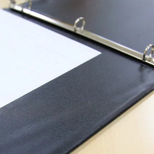 Bazic 1" Black 3-Ring View Binder w/ 2 Pockets Sold in 12 Units
