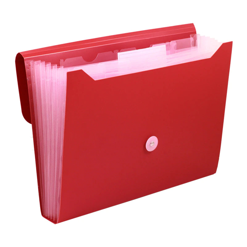 BAZIC 7-Pocket Letter Size Poly Expanding File Sold in 12 Units