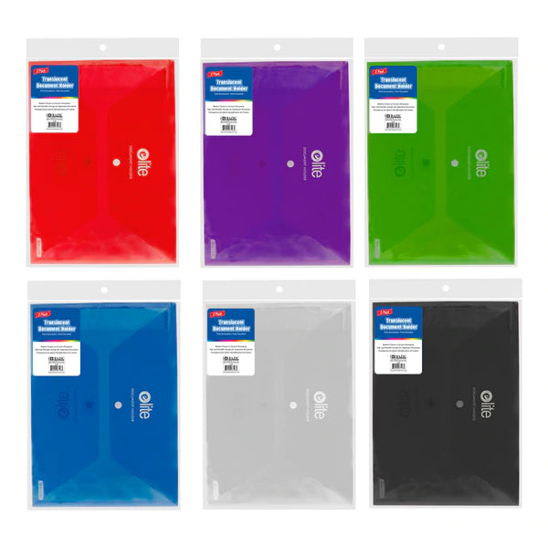 BAZIC Elite Letter Size Document Holders (2/Pack) Sold in 24 Units