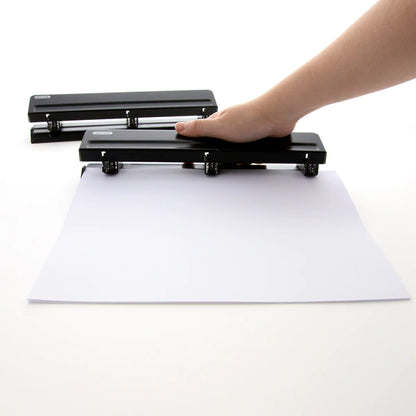 BAZIC Desktop 3-Hole Paper Punch Sold in 12 Units