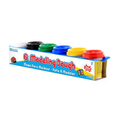 BAZIC 2oz Multi Color Modeling Dough (6/Pack) Sold in 24 Units
