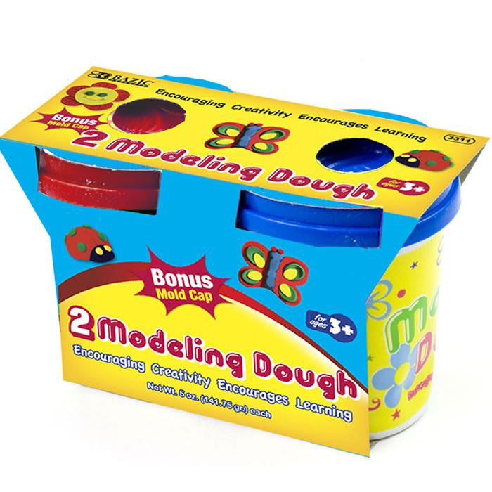 BAZIC 5oz Multi Color Modeling Dough (2/Pack) Sold in 36 Units