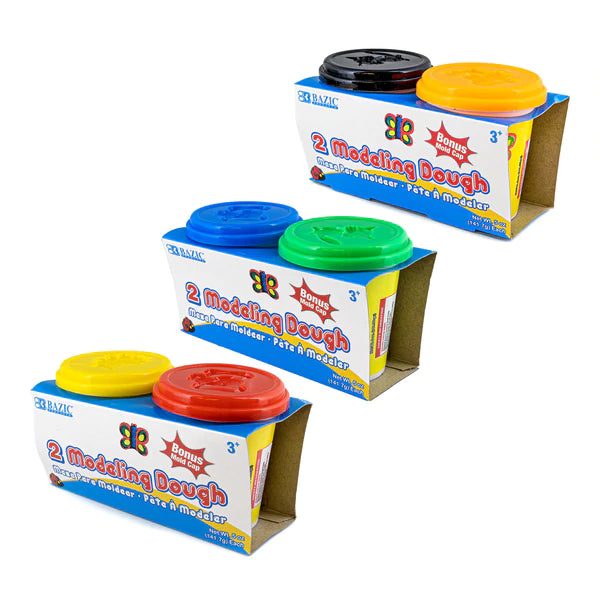BAZIC 5oz Multi Color Modeling Dough (2/Pack) Sold in 36 Units