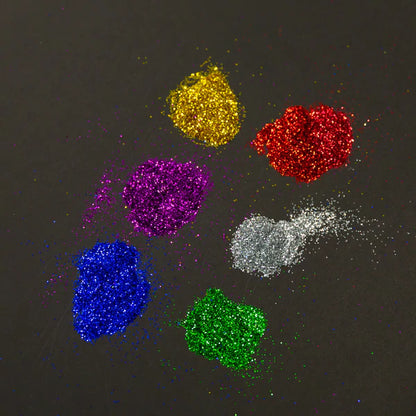 BAZIC 8g/0.28oz Primary Color Glitter Shakers Sold in 24 Units