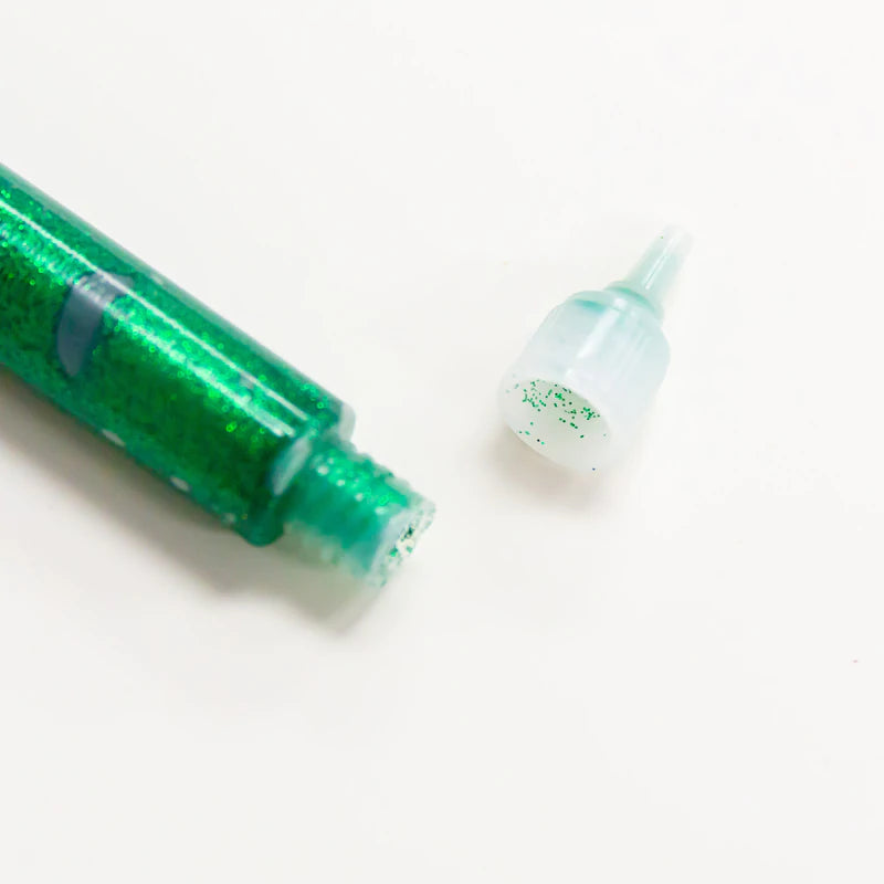 BAZIC 6mL Assorted Color Mini Glitter Glue (10/Pack) Sold in 24 Units