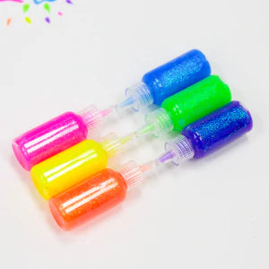 20 ml Neon Color Glitter Glue (6/pack) Sold in 24 Units