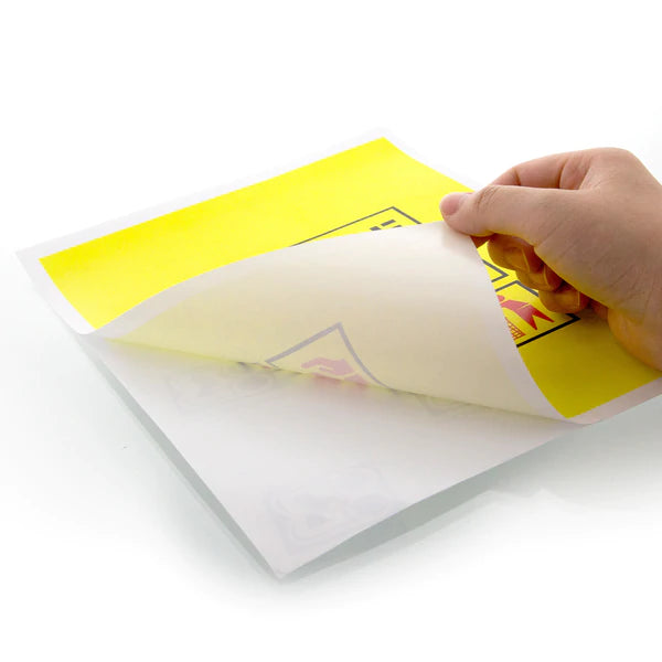 BAZIC 8.5" X 11" Full Sheet White Multipurpose Labels (10/Pk) Sold in 24 Units